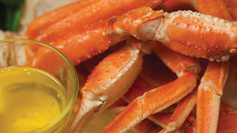 What casino has crab legs near me