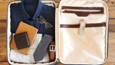 Suitcase open