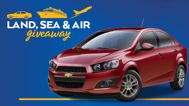 land sea & air giveaway